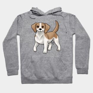 Dog - Queen Elizabeth Pocket Beagle - Lemon and White Hoodie